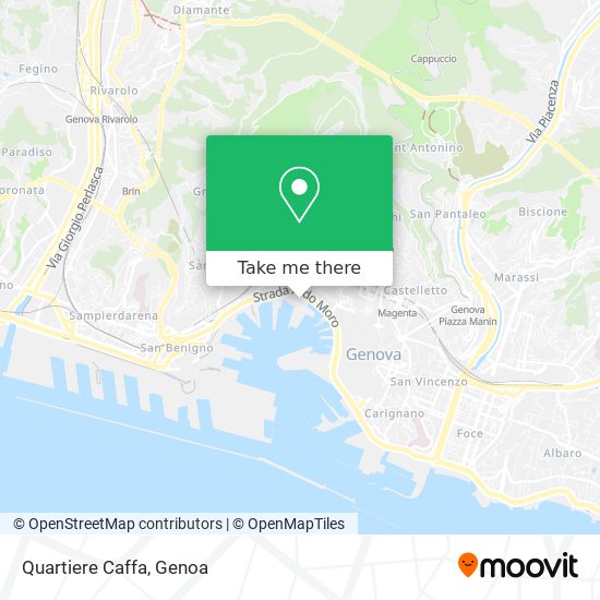Quartiere Caffa map