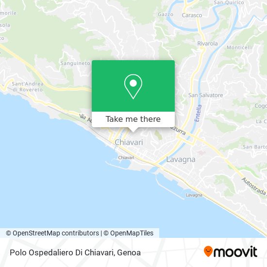 Polo Ospedaliero Di Chiavari map