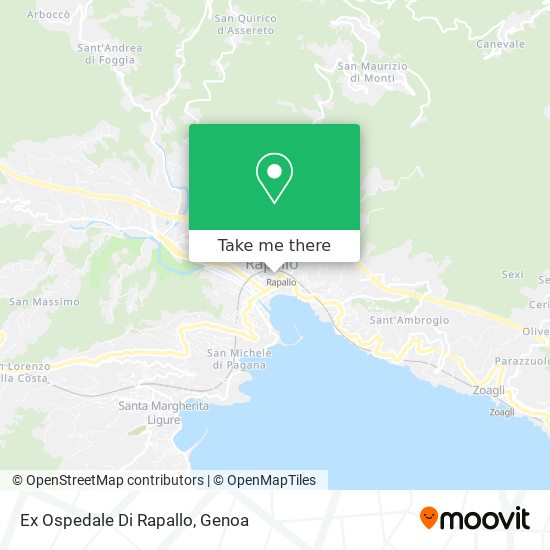 Ex Ospedale Di Rapallo map