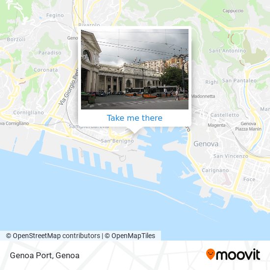 Genoa Port map
