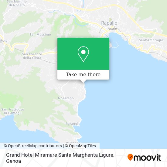 Grand Hotel Miramare Santa Margherita Ligure map
