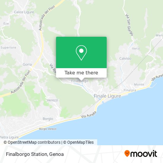 Finalborgo Station map