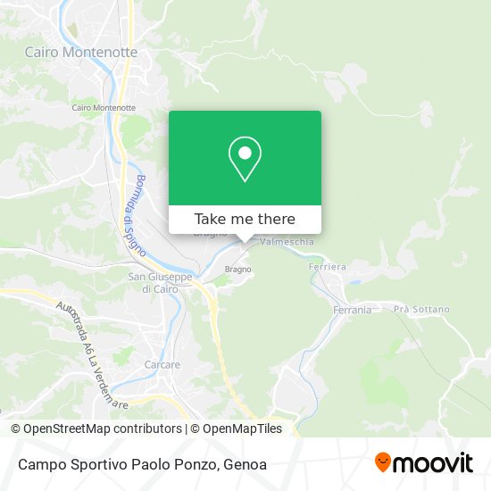 Campo Sportivo Paolo Ponzo map