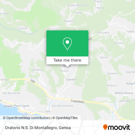 Oratorio N.S. Di Montallegro map