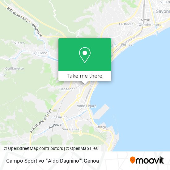 Campo Sportivo ""Aldo Dagnino"" map
