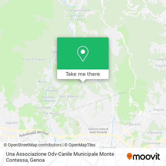 Una Associazione Odv-Canile Municipale Monte Contessa map