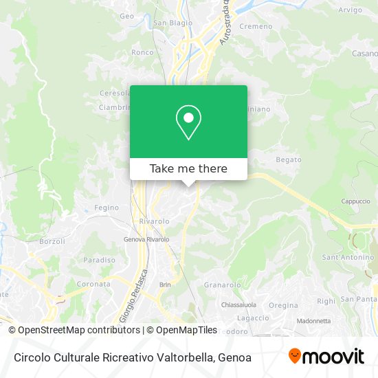 Circolo Culturale Ricreativo Valtorbella map