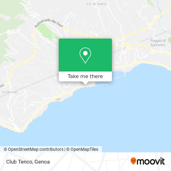Club Tenco map