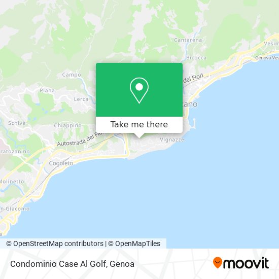 Condominio Case Al Golf map