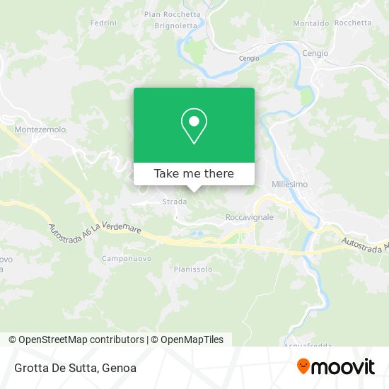 Grotta De Sutta map