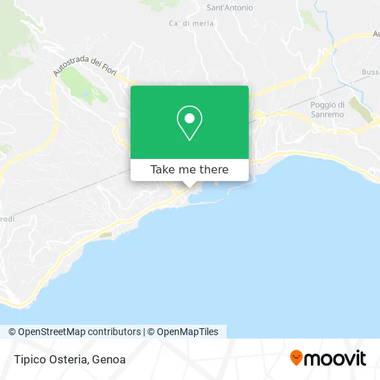 Tipico Osteria map