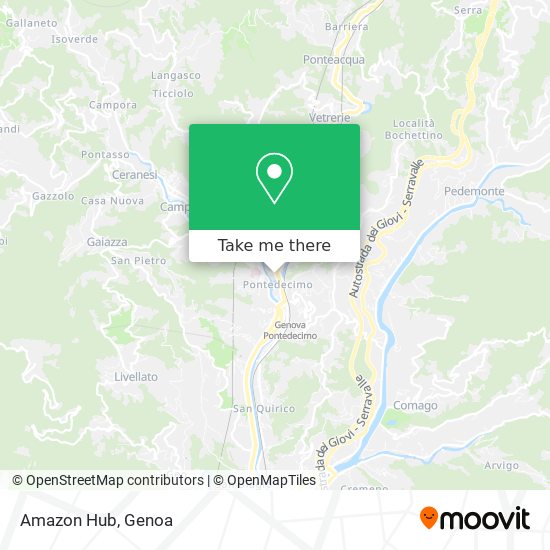 Amazon Hub map