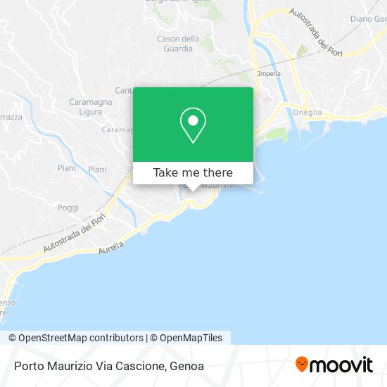 Porto Maurizio Via Cascione map