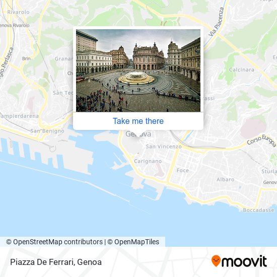 Piazza De Ferrari map