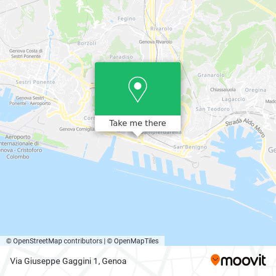 Via Giuseppe Gaggini  1 map