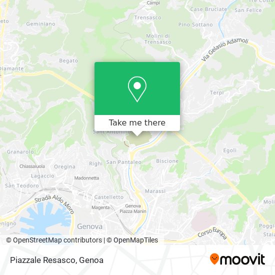 Piazzale Resasco map