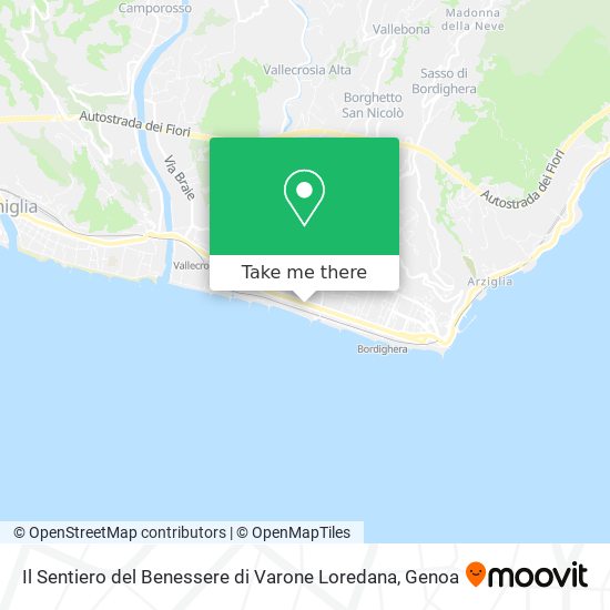 Il Sentiero del Benessere di Varone Loredana map