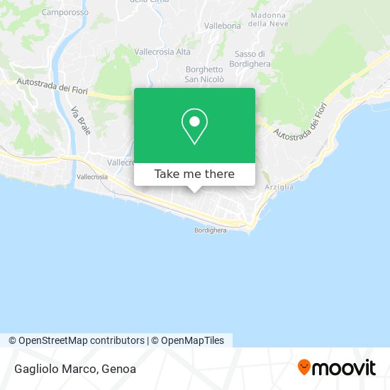 Gagliolo Marco map
