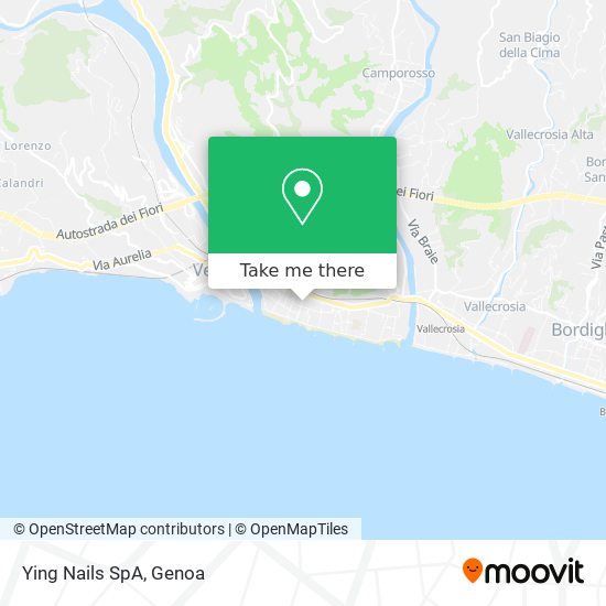 Ying Nails SpA map