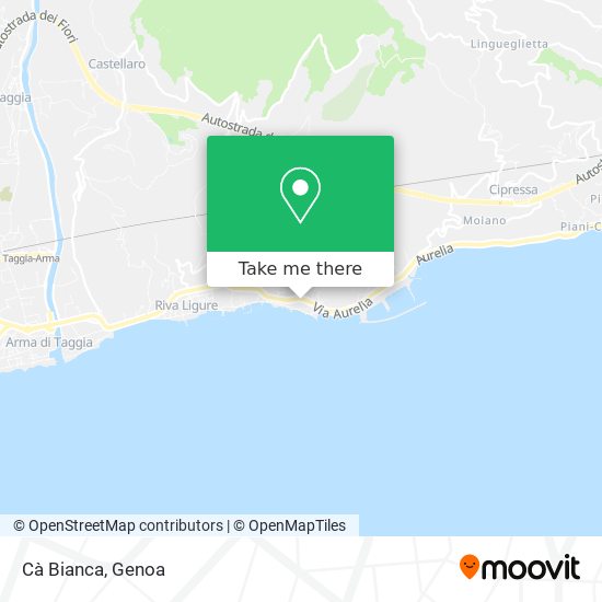 Cà Bianca map