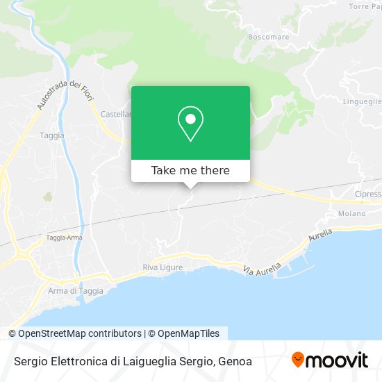 Sergio Elettronica di Laigueglia Sergio map