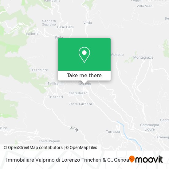 Immobiliare Valprino di Lorenzo Trincheri & C. map