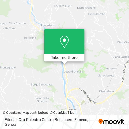 Fitness Oro Palestra Centro Benessere Fitness map