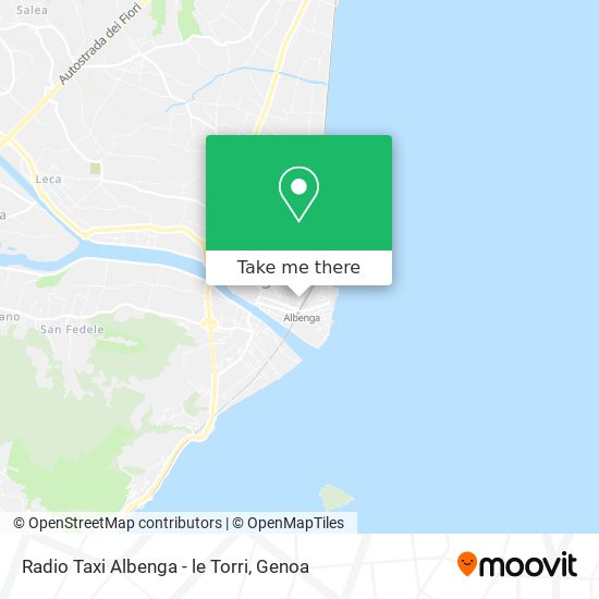 Radio Taxi Albenga - le Torri map