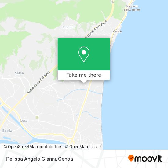 Pelissa Angelo Gianni map