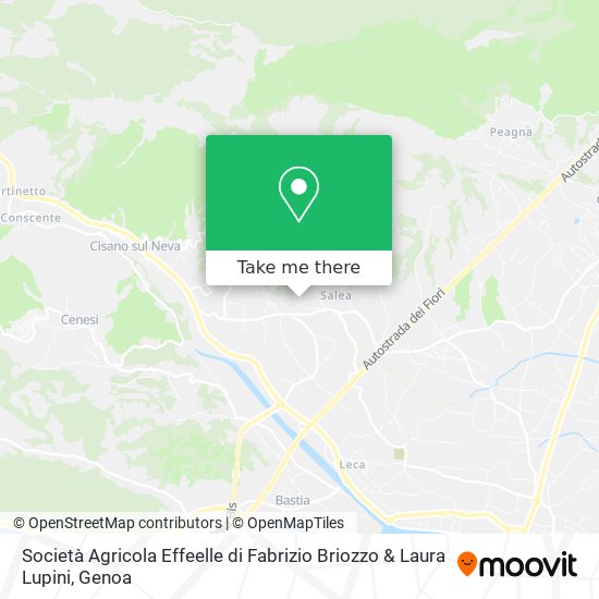 Società Agricola Effeelle di Fabrizio Briozzo & Laura Lupini map