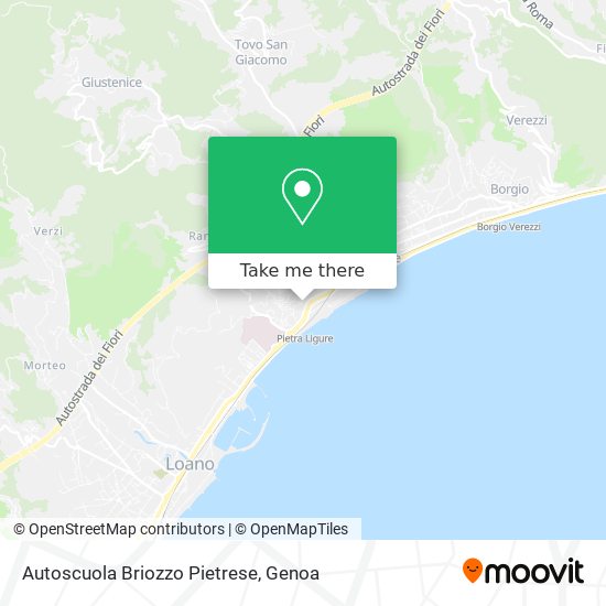 Autoscuola Briozzo Pietrese map