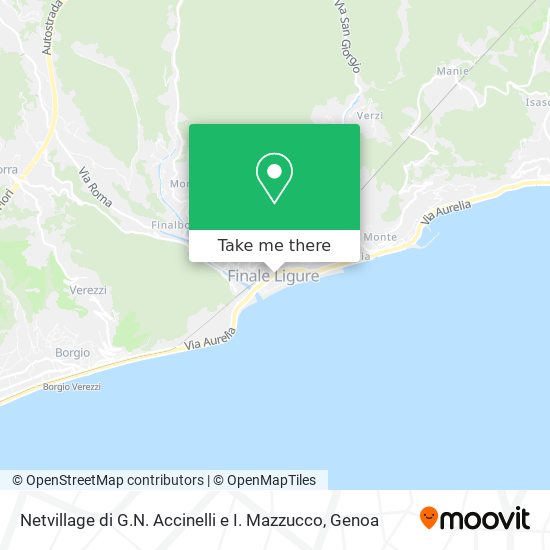 Netvillage di G.N. Accinelli e I. Mazzucco map