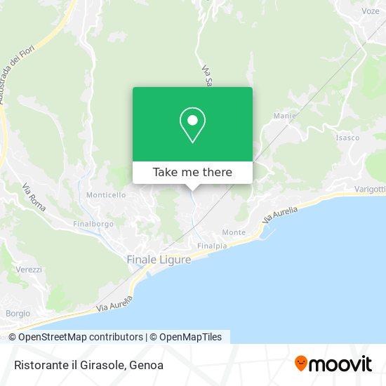 Ristorante il Girasole map