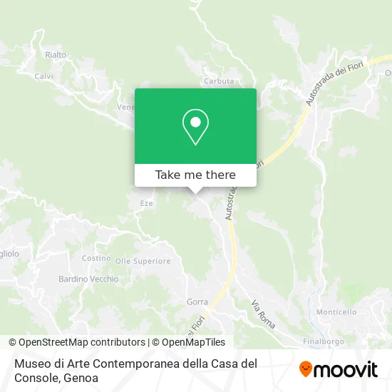 Museo di Arte Contemporanea della Casa del Console map