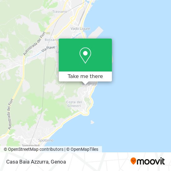 Casa Baia Azzurra map