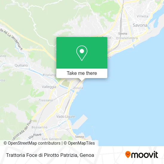 Trattoria Foce di Pirotto Patrizia map