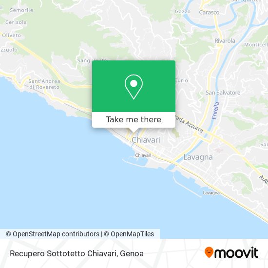 Recupero Sottotetto Chiavari map