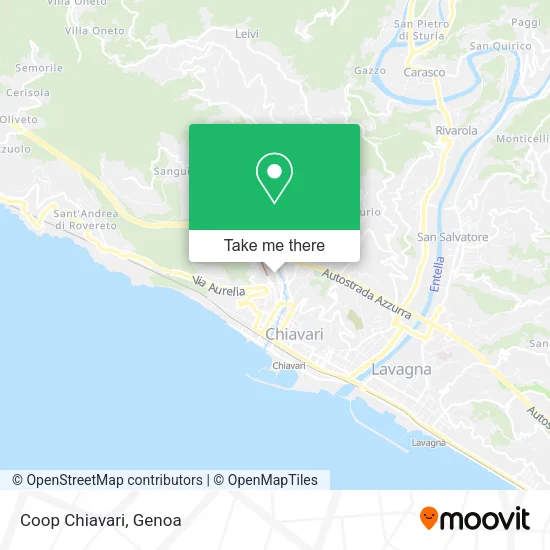 Coop Chiavari map