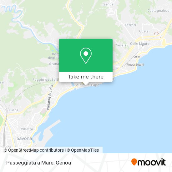 Passeggiata a Mare map