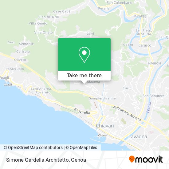 Simone Gardella Architetto map