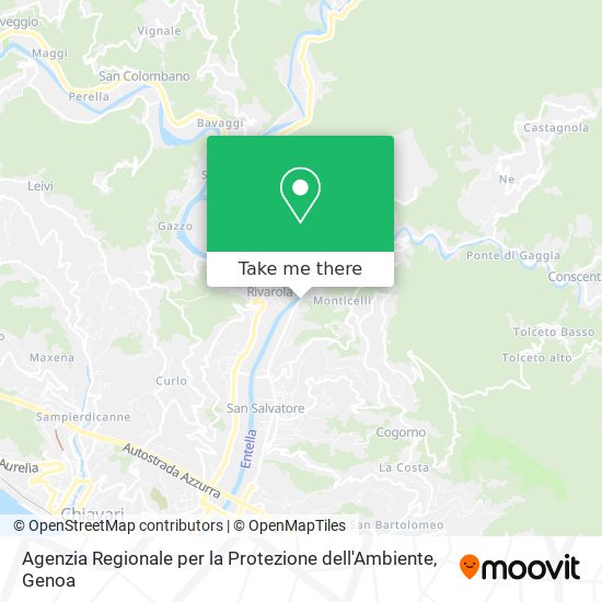 Agenzia Regionale per la Protezione dell'Ambiente map