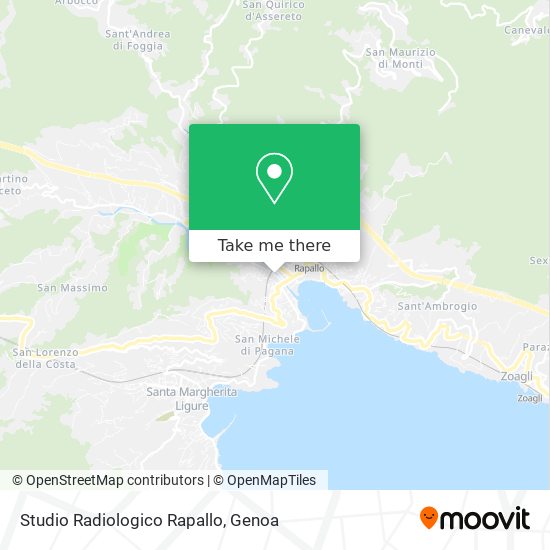 Studio Radiologico Rapallo map