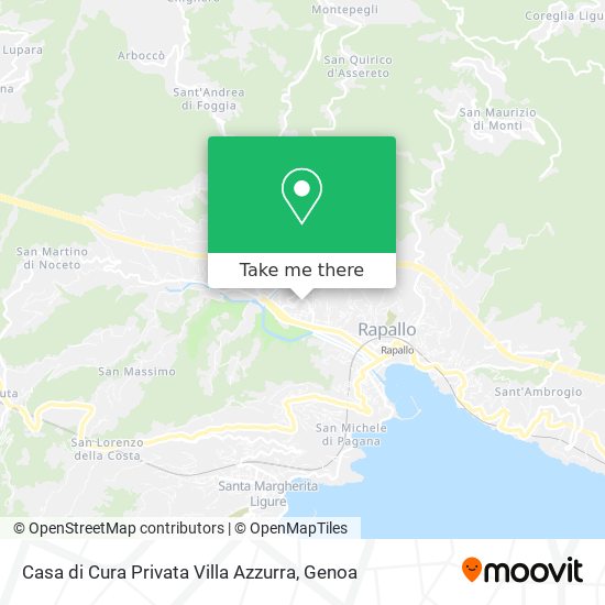 Casa di Cura Privata Villa Azzurra map