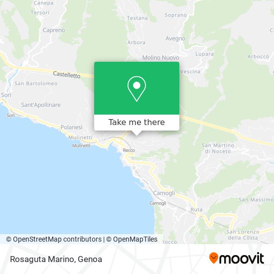 Rosaguta Marino map