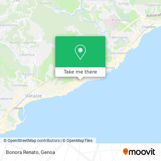 Bonora Renato map