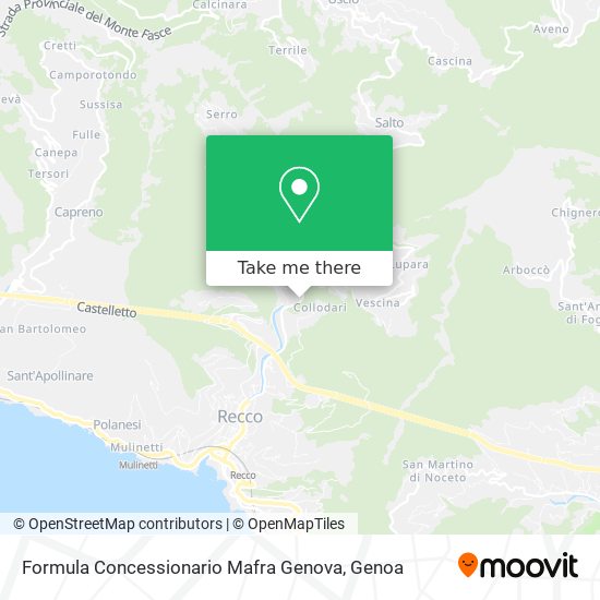 Formula Concessionario Mafra Genova map