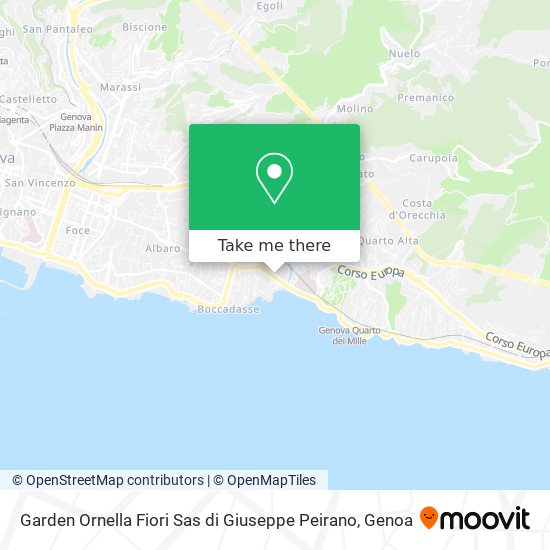 Garden Ornella Fiori Sas di Giuseppe Peirano map