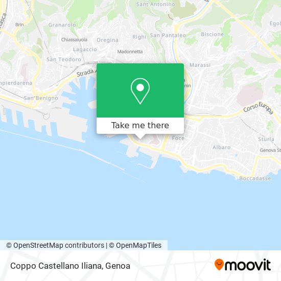Coppo Castellano Iliana map