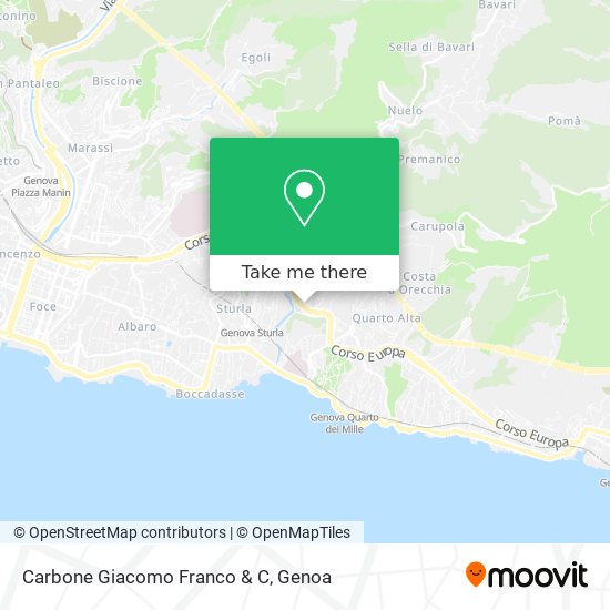 Carbone Giacomo Franco & C map