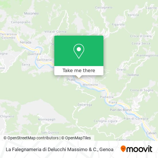 La Falegnameria di Delucchi Massimo & C. map